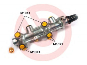 BREMBO M 85 076 pagrindinis cilindras, stabdžiai 
 Stabdžių sistema -> Pagrindinis stabdžių cilindras
03211729013, 03211735113, 03211736113