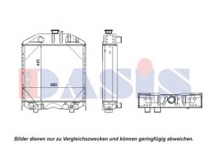AKS DASIS 440535N radiatorius, variklio aušinimas