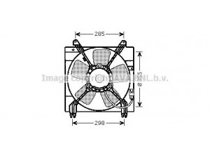 AVA QUALITY COOLING DW7509 ventiliatorius, radiatoriaus 
 Aušinimo sistema -> Oro aušinimas
96553242, 96553376, 96553242