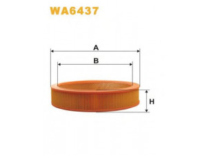 WIX FILTERS WA6437 oro filtras 
 Filtrai -> Oro filtras
248, 93152408, PC1016, PC440, EL3258