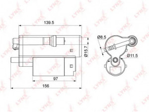 LYNXauto LF-997M kuro filtras 
 Filtrai -> Kuro filtras
17040-8N00B, 17040-8N010