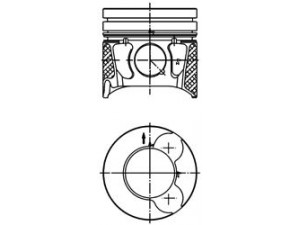 KOLBENSCHMIDT 99700600 stūmoklis 
 Variklis -> Cilindrai/stūmokliai
0628 R1, 0628 R1, 96 47 905 880