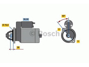 BOSCH 0 986 023 780 starteris 
 Elektros įranga -> Starterio sistema -> Starteris
2110 3708010, 2110 3708010 03, 2110 3708010 04