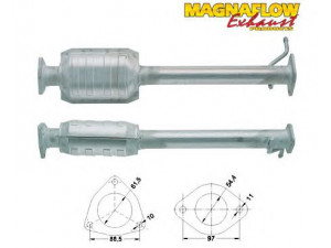 MAGNAFLOW 84311D katalizatoriaus keitiklis 
 Išmetimo sistema -> Katalizatoriaus keitiklis
46749608