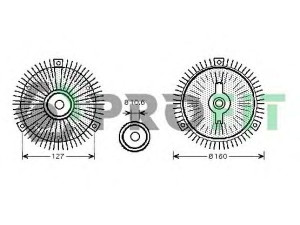PROFIT 1720-4001 sankaba, radiatoriaus ventiliatorius 
 Aušinimo sistema -> Radiatoriaus ventiliatorius
1340170, 90220339