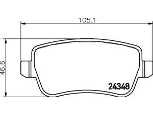 HELLA PAGID 8DB 355 012-421 stabdžių trinkelių rinkinys, diskinis stabdys 
 Techninės priežiūros dalys -> Papildomas remontas
71772220, 77363610, 77364169