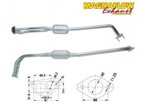 MAGNAFLOW 84304 katalizatoriaus keitiklis 
 Išmetimo sistema -> Katalizatoriaus keitiklis
7673090