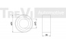 TREVI AUTOMOTIVE WB1614 rato guolio komplektas 
 Ašies montavimas/vairavimo mechanizmas/ratai -> Rato stebulė/montavimas -> Rato guolis
2103300151, A2103300151