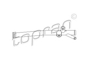 TOPRAN 109 624 aušinimo skysčio vamzdis 
 Aušinimo sistema -> Žarnelės/vamzdeliai/sujungimai -> Radiatoriaus žarnos
030 121 065J, 030 121 065J