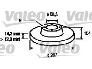 VALEO 186614 stabdžių diskas 
 Stabdžių sistema -> Diskinis stabdys -> Stabdžių diskas
8582290, 1904528, 8582290