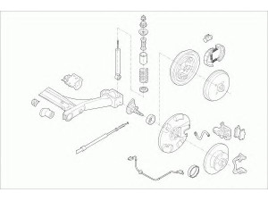 BOGE VW-GOLF-RB017 vairavimo mechanizmas; rato pakaba 
 Ašies montavimas/vairavimo mechanizmas/ratai -> Prekių paieška pagal schemą