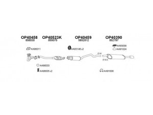 VENEPORTE 400435 išmetimo sistema 
 Išmetimo sistema -> Išmetimo sistema, visa