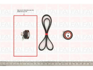 FAI AutoParts TBK76 paskirstymo diržo komplektas 
 Techninės priežiūros dalys -> Papildomas remontas
030198119A, 6K0198001A, 6K0198001A(KIT)