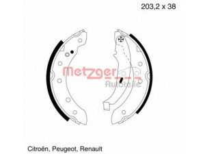 METZGER MG 584 stabdžių trinkelių komplektas 
 Techninės priežiūros dalys -> Papildomas remontas
4241.J1, 7701 203 979, 7701 205 720