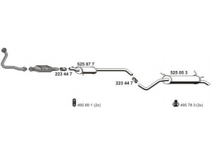 ERNST 100340 išmetimo sistema
