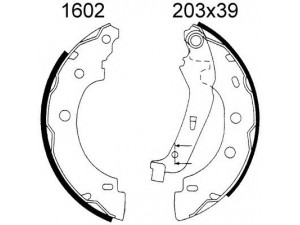 BSF 01602 stabdžių trinkelių komplektas 
 Techninės priežiūros dalys -> Papildomas remontas
4406000QAG, 7701205523, 7701207555