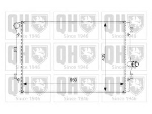 QUINTON HAZELL QER2543 radiatorius, variklio aušinimas
1K0 121 251AB, 1K0121251AB, 1K0 121 251AB