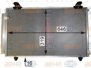 HELLA 8FC 351 343-601 kondensatorius, oro kondicionierius 
 Oro kondicionavimas -> Kondensatorius
88450-0F100