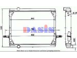 AKS DASIS 261020T radiatorius, variklio aušinimas
81061016153, 81061016195, 81061016224