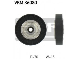 SKF VKM 36080 kreipiantysis skriemulys, V formos rumbuotas diržas 
 Diržinė pavara -> V formos rumbuotas diržas/komplektas -> Laisvasis/kreipiamasis skriemulys
77 00 274 218, 77 00 869 684