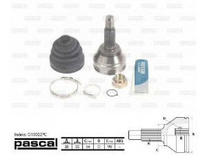 PASCAL G10022PC jungčių komplektas, kardaninis velenas 
 Ratų pavara -> Sujungimai/komplektas
96328841, 96328842, 96481004