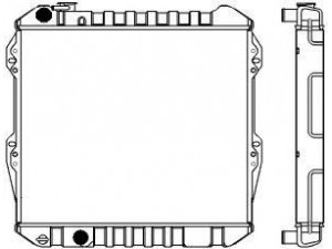 SAKURA  Automotive 1461-0322 radiatorius, variklio aušinimas