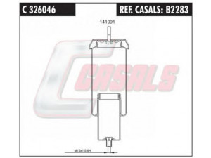 CASALS B2283 amortizatorius, kabinos pakaba
20534646