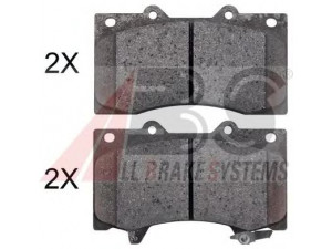 A.B.S. 37993 stabdžių trinkelių rinkinys, diskinis stabdys 
 Techninės priežiūros dalys -> Papildomas remontas
D10601LB2A