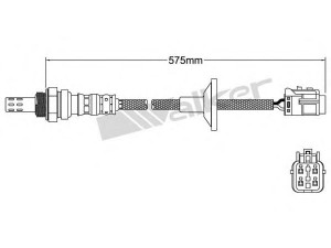 WALKER PRODUCTS 250-24864 lambda jutiklis 
 Variklis -> Variklio elektra
392102G650, 392102G400, 392102G650