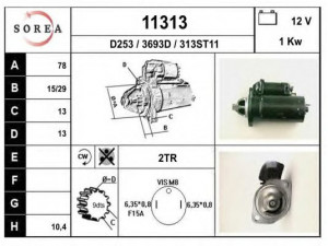 EAI 11313 starteris
1202004, 1202108