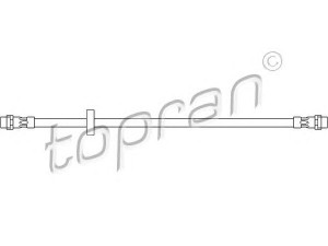 TOPRAN 110 403 stabdžių žarnelė 
 Stabdžių sistema -> Stabdžių žarnelės
7D0 611 701A
