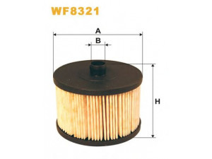WIX FILTERS WF8321 kuro filtras 
 Techninės priežiūros dalys -> Papildomas remontas
190690, 1906C0, E148050, 9401906898