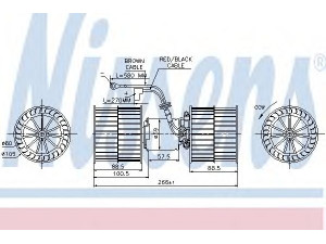 NISSENS 87071 vidaus pūtiklis 
 Šildymas / vėdinimas -> Orpūtė/dalys
1015486, 1644040, 6684269, 7112176