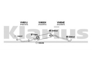KLARIUS 931339U išmetimo sistema 
 Išmetimo sistema -> Išmetimo sistema, visa