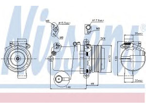 NISSENS 89133 kompresorius, oro kondicionierius 
 Oro kondicionavimas -> Kompresorius/dalys
64528375319, 64528386650, 8390646