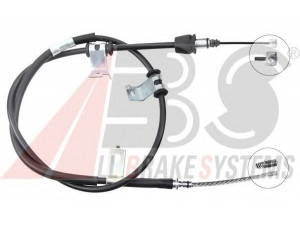 A.B.S. K17028 trosas, stovėjimo stabdys 
 Stabdžių sistema -> Valdymo svirtys/trosai
59770-1G300, 59770-1G300