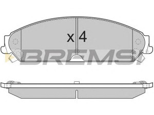 BREMSI BP3277 stabdžių trinkelių rinkinys, diskinis stabdys 
 Techninės priežiūros dalys -> Papildomas remontas
00K68147681AA, 00K68185434AA, 05137666AA