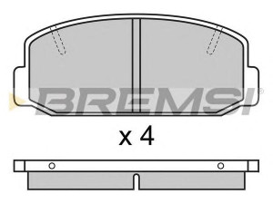 BREMSI BP2223 stabdžių trinkelių rinkinys, diskinis stabdys 
 Techninės priežiūros dalys -> Papildomas remontas
0449114090, 0449114090000, 0449120050