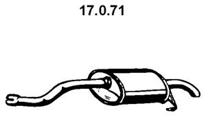 EBERSPÄCHER 17.0.71 galinis duslintuvas
77 00 418 567