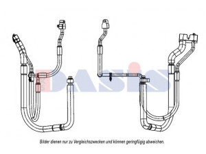 AKS DASIS 885873N aukšto/žemo slėgio linija, oro kondicionavimas 
 Oro kondicionavimas -> Žarnelės/vamzdeliai
1377969, 1385941, 6C1119D850AB