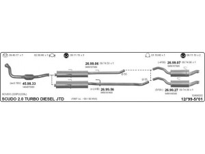 IMASAF 524000252 išmetimo sistema 
 Išmetimo sistema -> Išmetimo sistema, visa