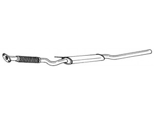 AKS DASIS SG44405 vidurinis duslintuvas