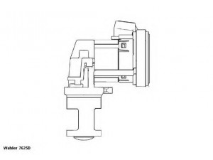 WAHLER 7625D ERG vožtuvas 
 Kuro mišinio formavimas -> Išmetimo emisijos valdymas -> Išmetamųjų dujų recirkuliacija -> EGR vožtuvas/įsiurbimo kolektorius
646 140 17 60, 646 140 23 60