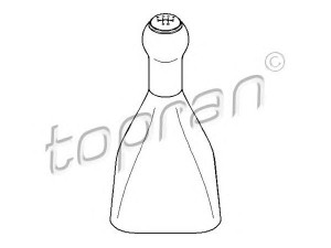 TOPRAN 112 858 pavarų svirties apvalkalas 
 Transmisija -> Neautomatinė pavarų dėžė -> Transmisijos valdymas
1J0 711 113, 1J0 711 113