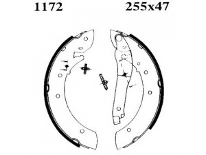 BSF 01172 stabdžių trinkelių komplektas 
 Techninės priežiūros dalys -> Papildomas remontas
423833, 424151, 424151, 9404238338