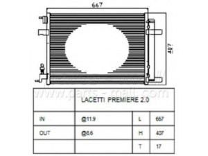 PARTS-MALL PXNCC-044 kondensatorius, oro kondicionierius 
 Oro kondicionavimas -> Kondensatorius
13267649, 13377763, P13267649, P13377763