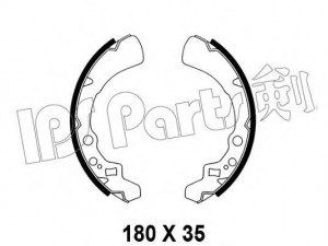 IPS Parts IBL-4606 stabdžių trinkelė 
 Stabdžių sistema -> Būgninis stabdys -> Stabdžių įdėklas/ trinkelė
47420-87205, 47420-87505, 47420-87507