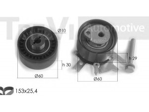 TREVI AUTOMOTIVE KD1283 paskirstymo diržo komplektas 
 Techninės priežiūros dalys -> Papildomas remontas
083155, 083165, 083166, 083188