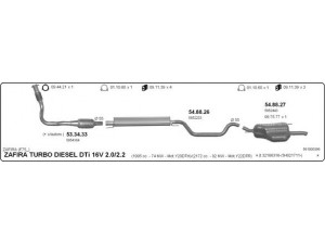 IMASAF 561000396 išmetimo sistema 
 Išmetimo sistema -> Išmetimo sistema, visa