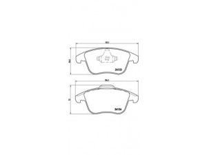 BREMBO P 24 076 stabdžių trinkelių rinkinys, diskinis stabdys 
 Techninės priežiūros dalys -> Papildomas remontas
1379971, 1432363, 1437761, 1458247